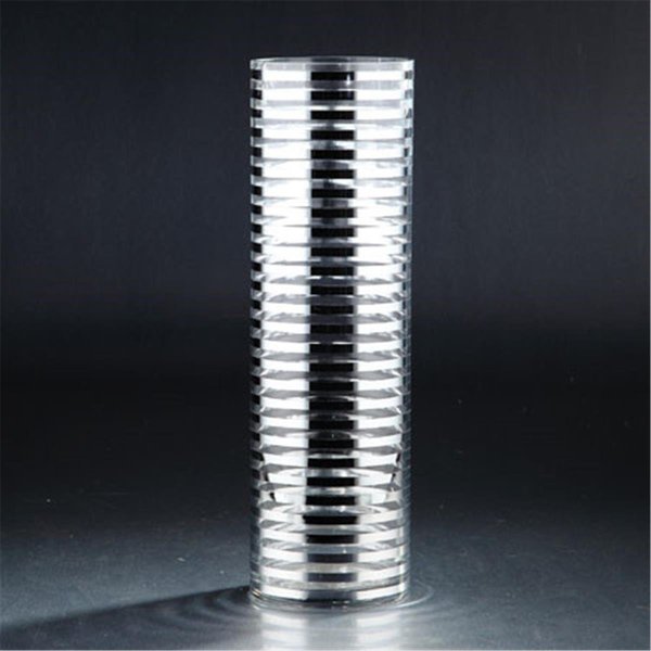 Standalone 155 x 45 in Glass Cylinder Silver ST1722492